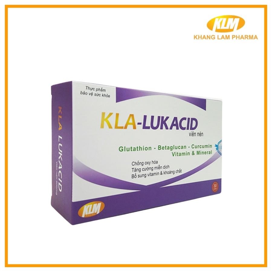 Kla-Lukacid - Sản phẩm tăng cường miễn dịch hiệu quả (Hộp 30 viên)